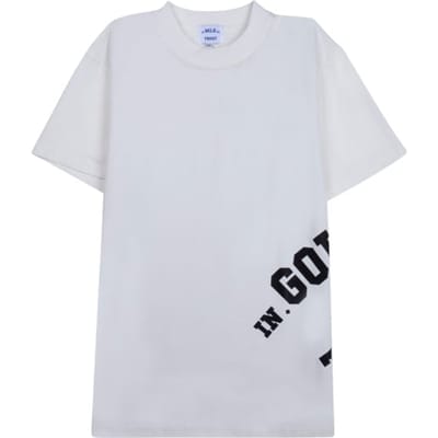 In Gold We Trust The Screw Teewhite Maat: XS | Tops Outlet | Unisex | Wit