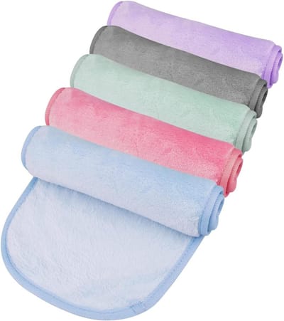 Herbruikbare make-up remover handdoeken set van 5 stuks, 40 x 20 cm