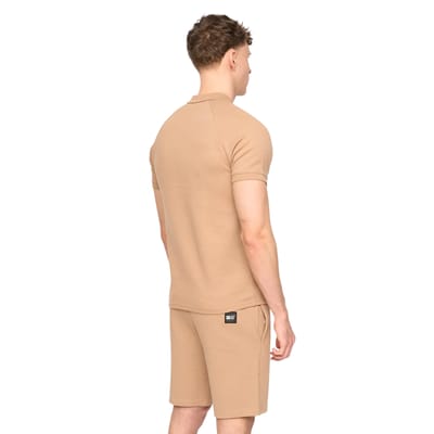 Duck and Cover Heren Topfield Poloshirt (Zand)
