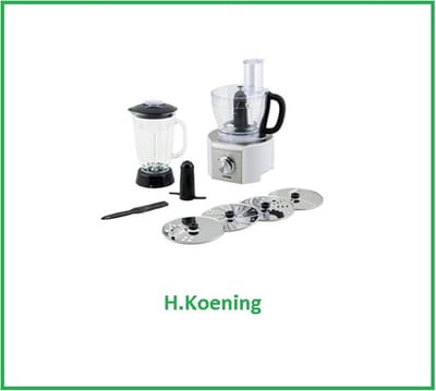 H.Koenig Génie8 MX18 White - keukenmachine - 800 W - wit