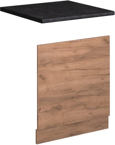 Vicco Fame-Line Frontpaneel – 60 cm, WB Antraciet Krachtige eik goud