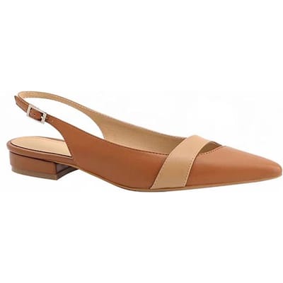 Zomer Modieuze Puntige Leren Kleurblok Lichtmond Dames Comfortabele Sandalen voor Buiten Dragen 38