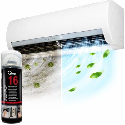 VMD - Airco Reiniger Spray 400ml – Verwijdert Geur & Bacteriën – Voor Auto & Huis Airconditioning – Binnenunit Cleaner – VMD