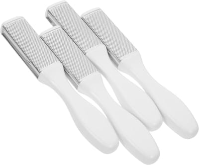 Voetvijl Set - Huidverwijderaar - Voetverzorging Thuis - 4 Stuks Set - 16.5 cm Lengte - Wit Transparant