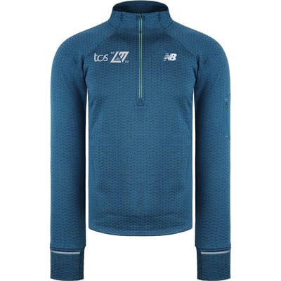 New Balance NB Heat Grid Heren Blauwe Trui