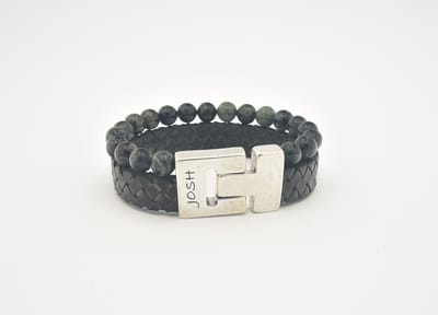 Josh-24966-Armband-Groen-Heren-20,5cm