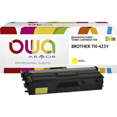 Toner OWA alternatief tbv Brother TN-423Y geel