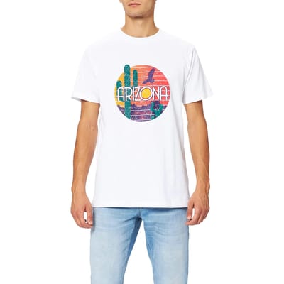Mister Tee - American Life Arizona Heren T-shirt - M - Wit