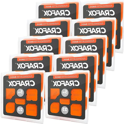 Voegengladmakerset - Siliconen trekker voegenverwijderaar - Perfecte voegen maken - 23 Voegvormen opbergdoos - Set van 10 - Oranje