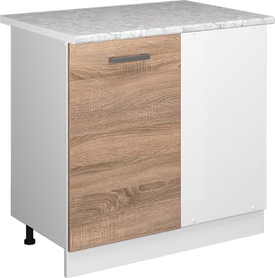 Vicco R-Line Hoekkast – 86 cm, WB Marmer Sonoma