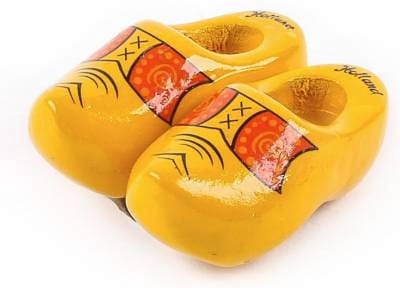 Matix - magneet met paar traditionele klompjes - per 6 stuks
