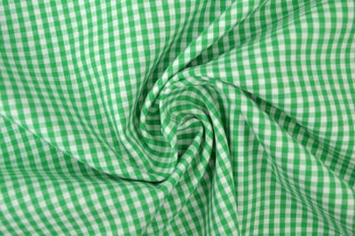 Ruitjesstof - Groen 2,5mm ruit - 1 meter - Per meter - 150cm breed