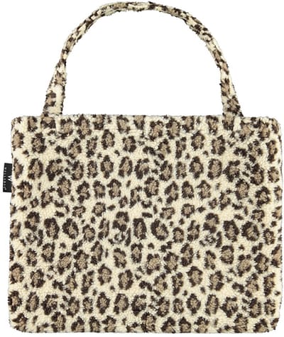 Wallabag - Tote Bag - Luiertas - Shopper - Mom Bag Teddy Leopard Brown