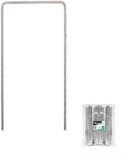 Bradas U-Vormige Serie - Metalen Gronddoekspelden - 20cm - Verzinkt - Weerbestendig