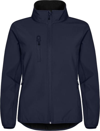 Clique Softshell jas Basic Dames - Dark Navy - Maat XL / 42