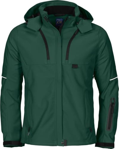 ProJob 3412 DAMES SOFTSHELL JAS 643412 - Woudgreen - XS