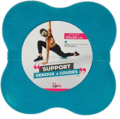 Yoga-ondersteuning voor knieën en polsen - Antislip Yoga-pad - Lichtgewicht 100g - 20x20cm