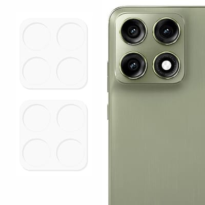 Coverup Camera Lens Protector - Geschikt voor Motorola Edge 70 Pro Camera Lens Protector - Coverup 9H Tempered Glass Duo-Pack - Transparant