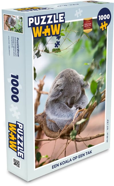 Puzzel Koala - Takken - Slapen - Kinderen - Jongens - Meiden - Legpuzzel - Puzzel 1000 stukjes volwassenen