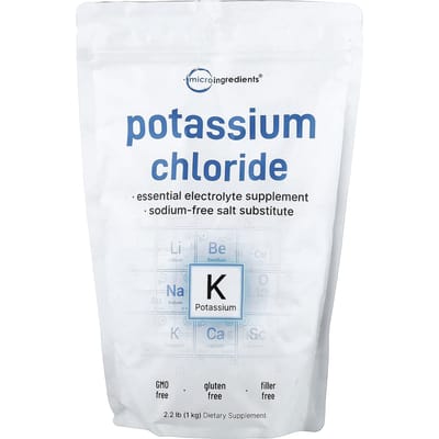 Micro Ingrediënten, Kaliumchloride, 1kg (2,2 pond)