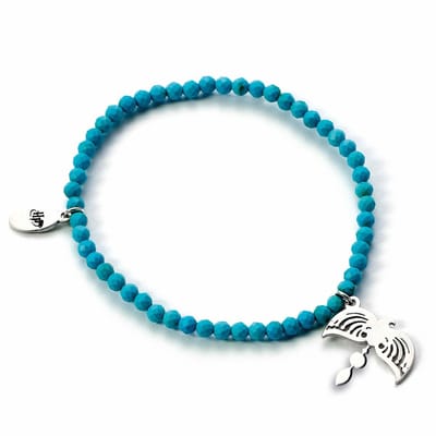The Carat Shop - Harry Potter Halfedelstenen Armband met Zilveren Diadeem Bedel