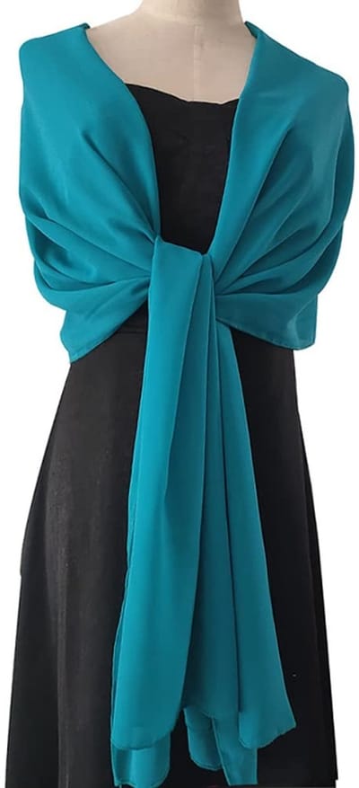 Allecto - Elegante Chiffon Sjaal - Bruiloft - Zacht en Translucent - Geschikt voor Avondkleding - Modeaccessoire - Lichtgewicht - Stijlvol