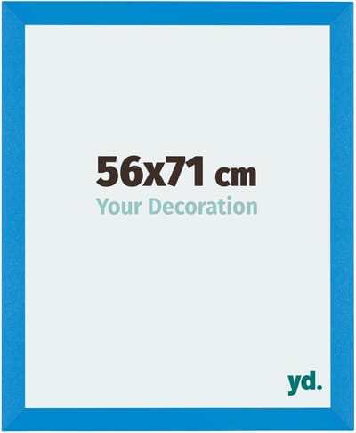 Your Decoration - Fotolijst 56x71 cm - MDF - Helder Blauw - Mura