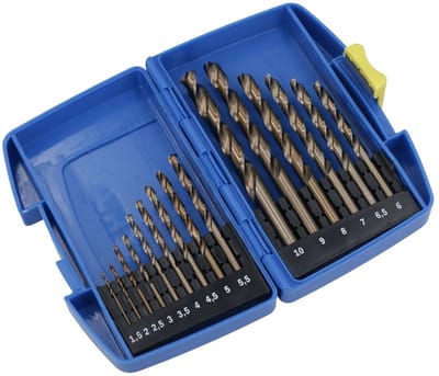 Professionele Metaalboorset HSS-Co Kobalt 5% DIN 338 - Diverse Maten