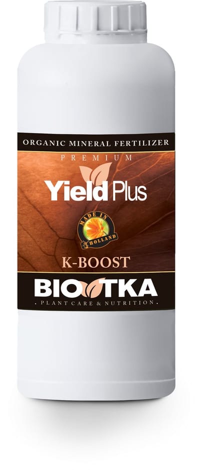 BioTka YIELD PLUS (K-BOOST) 1 Ltr. (plantvoeding - biologische voeding - biologische plantvoeding - planten - bio supplement - hydro plantvoeding - plantvoeding aarde - kalium - kokos voeding – coco - organische plantenvoeding - booster - K)