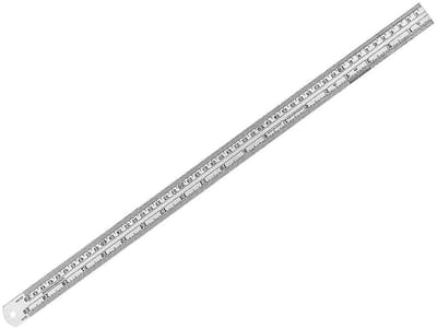 Precisie Meetlat van RVS - 500mm / 20 Inch - Rechte Liniaal met Hanggat voor Nauwkeurige Metingen en Tekenwerk
