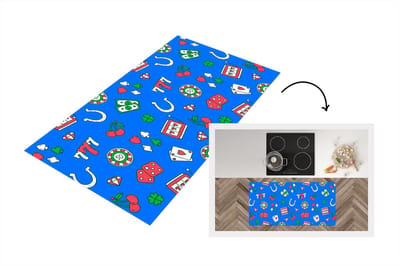 Keukenloper - Loper keuken - Patronen - Casino - Gokkast - Poker - 120x60 cm - Keukenloper vinyl