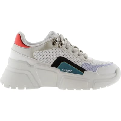 Dames sportschoenen Victoria totem pu perforado contraste