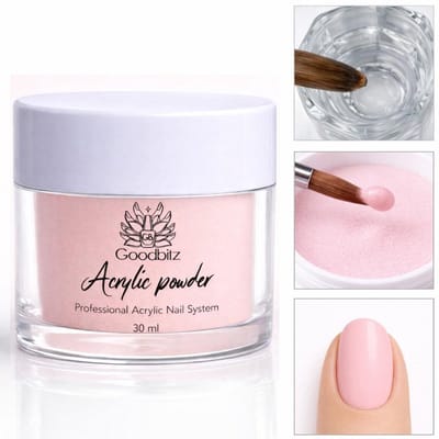 Goodbitz - Acrylpoeder - 30 ml - Acryl - Acryl poeder - Acrylpoeder set - Acryl set - Acryl vloeistof - Acrylvloeistof - Acryl nagels - Acryl nagels starterspakket