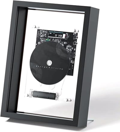 Draagbare CD-speler - Muziekspeler - Thuis Luisteren - Bluetooth 5.0 Connectie - 229x318x64 mm - Zwart Wit