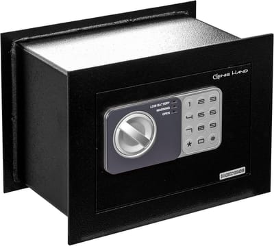 Inbouwkluis met Elektronisch Slot en Anti-Stuiter Systeem - Zwart