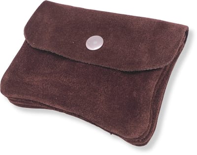 Bijoutheek Portemonnee Leer Italiaans Suede Wine Red