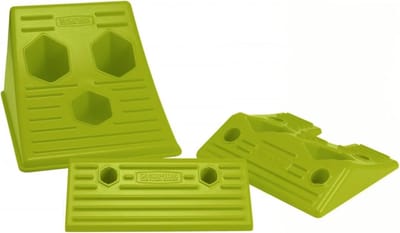 RV Wielkegel Systeem - Nivelleersysteem Caravan - Stabiliseren Camper - Geïntegreerd Antislip - 25.37 cm - Zwart