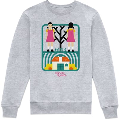 Squid Game Doll Sweatshirt - Grey - 3XL