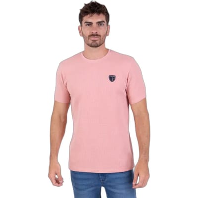 T-shirt van gewafeld materiaal Camberabero