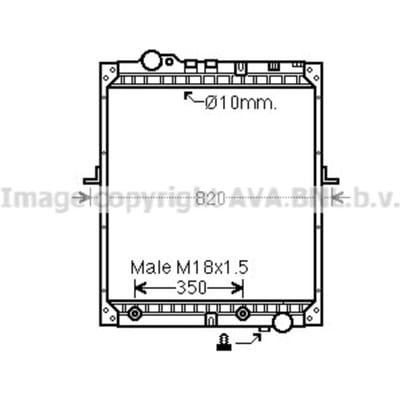 Radiator, motorkoeling HIGHWAY AUTOMOTIVE ME2183