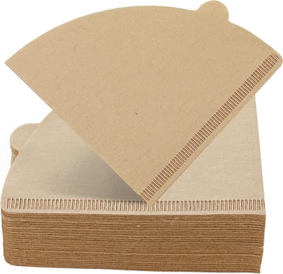 100 Stuks Koffiefilters voor Handfilter en Koffiemaker, Papieren Filters voor Perfecte Koffie, Filterzakken in Diverse Kleuren
