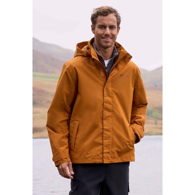 Mountain Warehouse Heren Fell II 3 in 1 jas (Gebrande sinaasappel)