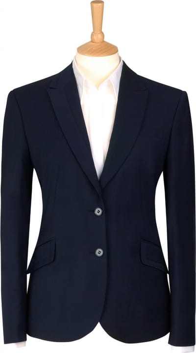 Brook Taverner Novara Tailored Fit Jacket BT2222 - Navy - 34 EU (6 UK)