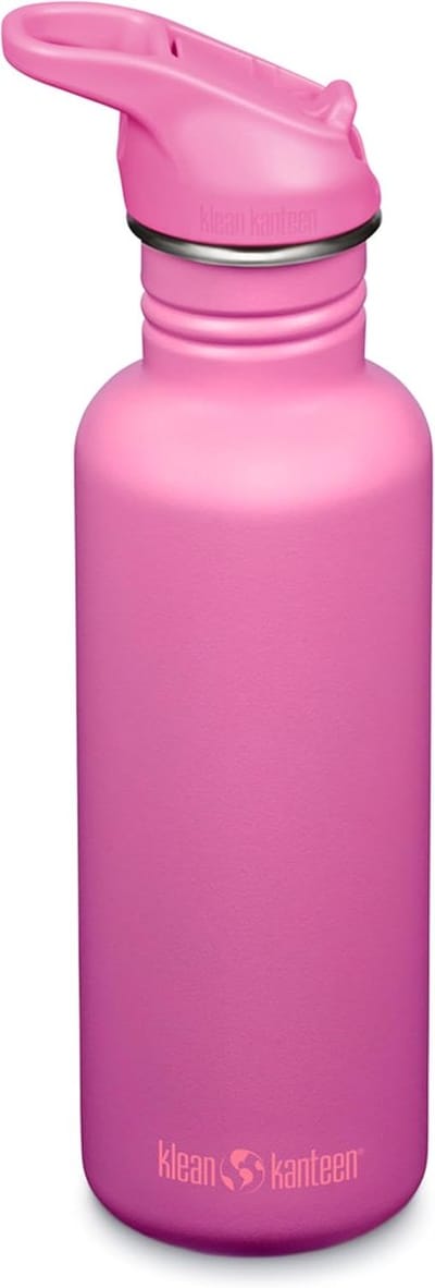 Klean Kanteen Drinkfles Classic 800 ml met Sportdop - Drinkfles - Rose violet