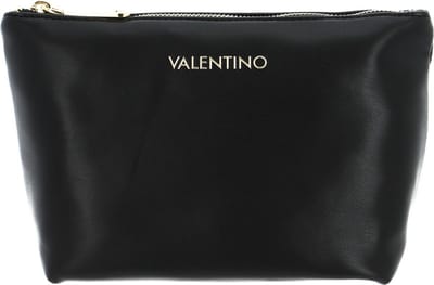 VALENTINO Toilettas Chamonix Re Soft Cosmetic Case Nero Zwart