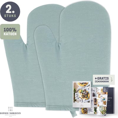 Handschoenen van Sophie Nordinn® - Handschoen Nora (Mintgroen) - Universele wanten 2 Stuks