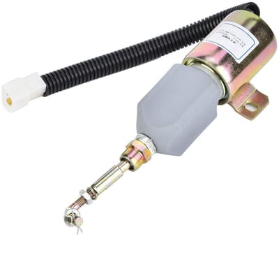 Dailygoods- Brandstofstopsolenoïde 12V - Magneetventiel - Schakelaarbesturing - Stalen behuizing - Veilig en betrouwbaar - Duurzaam in gebruik - Magneetklep