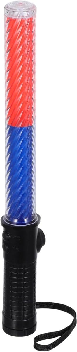 Verkeersstok LED - Veiligheidslicht Baton - Verkeersleiding Parkeren - Meerkleurige Knipperlichten - 39 cm Lengte