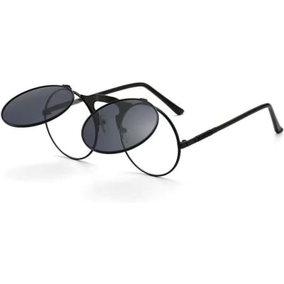 Kwaliteit Kwaliteit Kwaliteit Punk Zonnebril Flip-Over Casual Zonnebril Buiten Zonnebril Decoratieve Bril