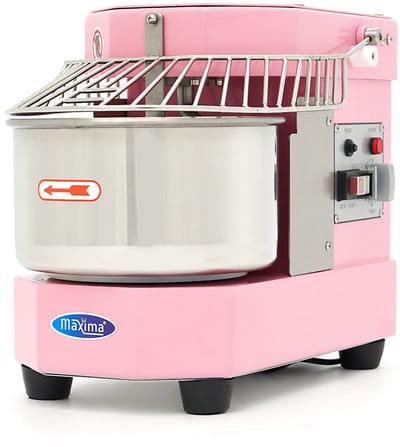 Spiraalkneder - 8 L - 4,5 Kg Deeg - Pastel Roze